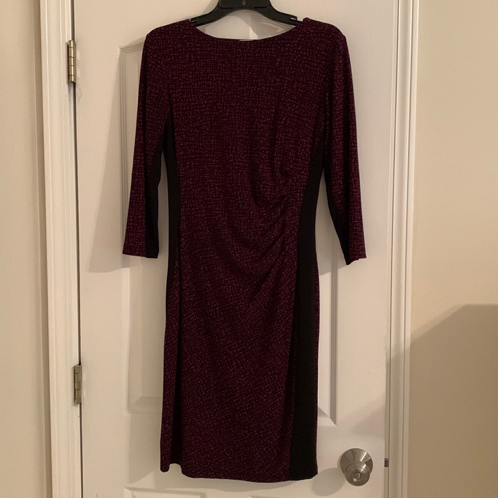 Anne Klein size 4 red/black dress